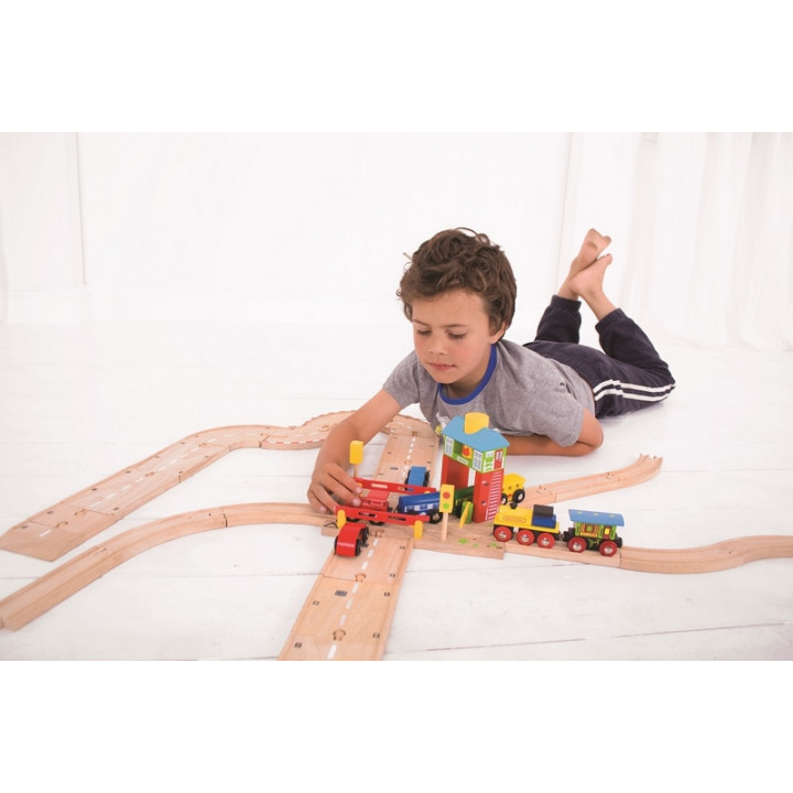 Bigjigs Rail Závory s návěstím