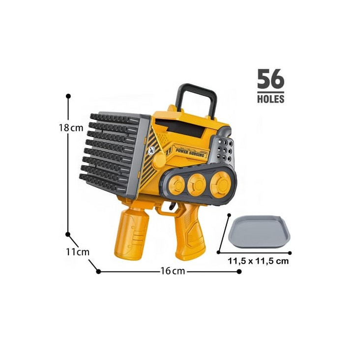 Bavytoy Bublifuková pistole Buldozer