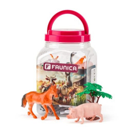 Zvířátka figurky sada v MEGA tubě - Farma