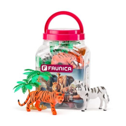 Zvířátka figurky sada v MEGA tubě - Safari