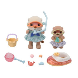 Sylvanian Families Vydří sestry na dovolené u moře