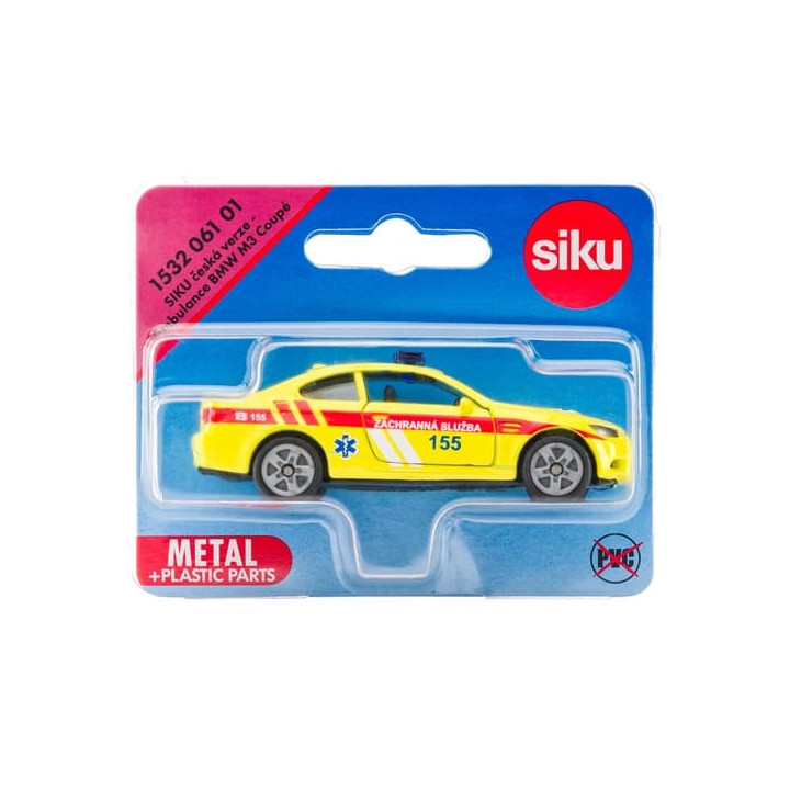 SIKU česká verze - Ambulance BMW M3 Coupé