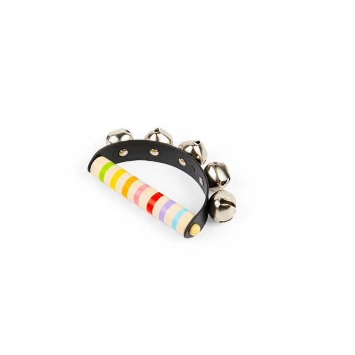 Bigjigs Toys Rolničky s dřevěnou rukojetí