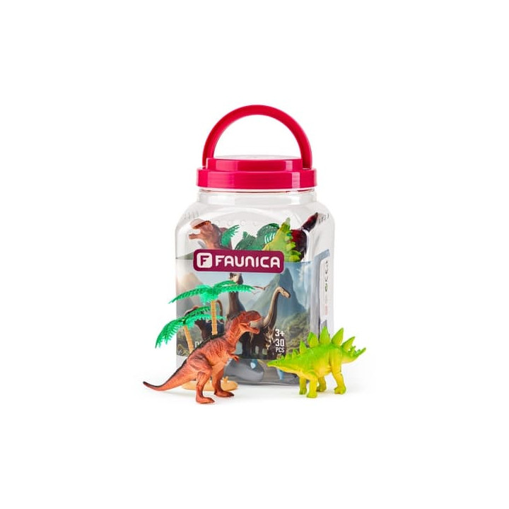 Zvířátka figurky sada v MEGA tubě - Dinosauři