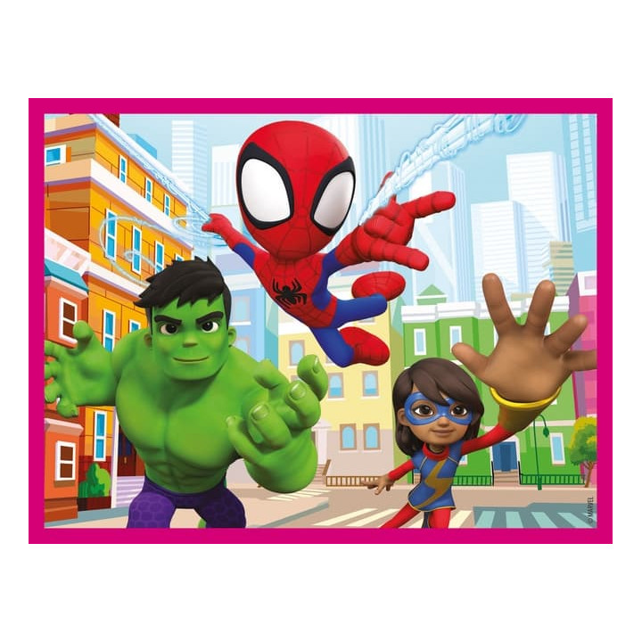Obrázkové kostky - Spidey a jeho úžasní přátelé, 12 kostek