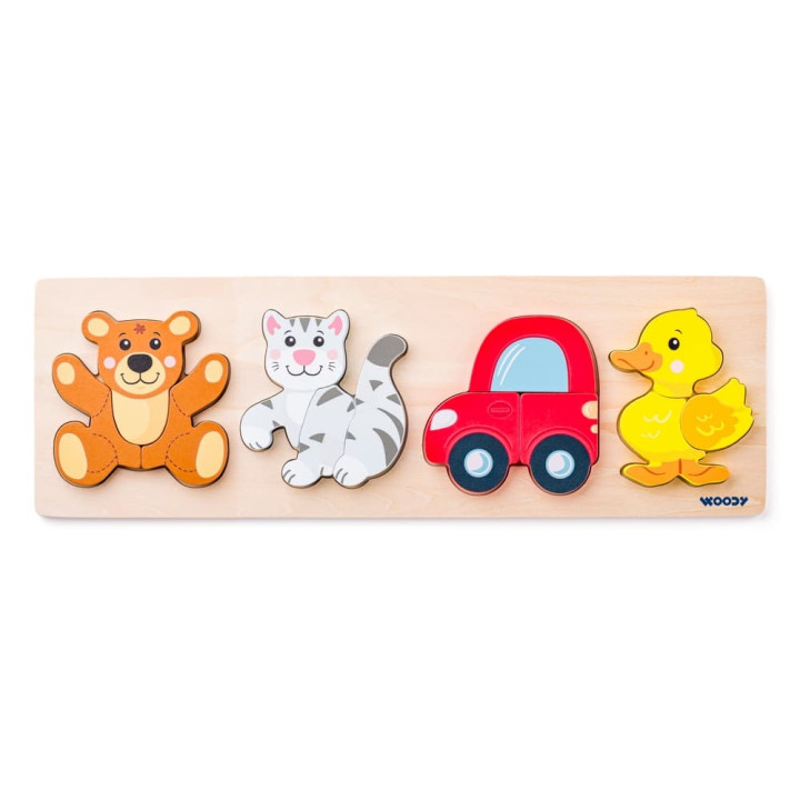 Puzzle Baby na desce, 4 motivy