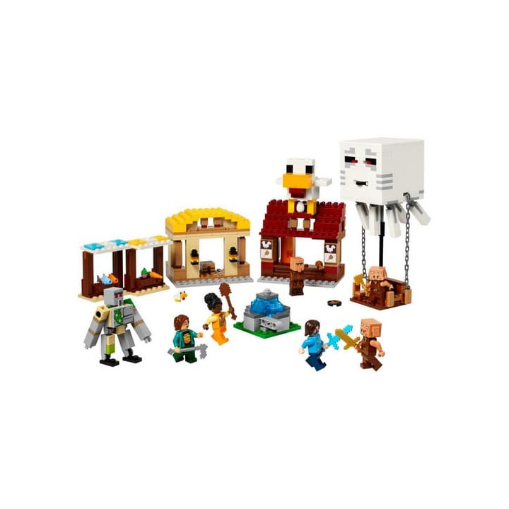 LEGO Minecraft 21273 Balón v podobě ďasa a útok na vesnici