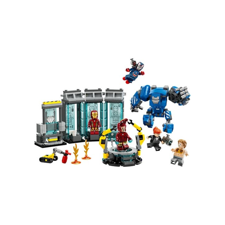 LEGO Marvel 76315 Iron Man a jeho laboratoř: Síň brnění