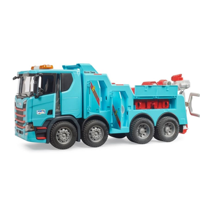 Bruder 3553 Nákladní auto Scania vyprošťovací a odtahový vůz