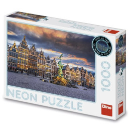 Dino Puzzle Bouře nad Antverpami 1000 dílků neon