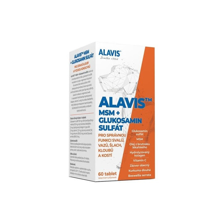 ALAVIS™ MSM + Glukosamin sulfát 60tbl