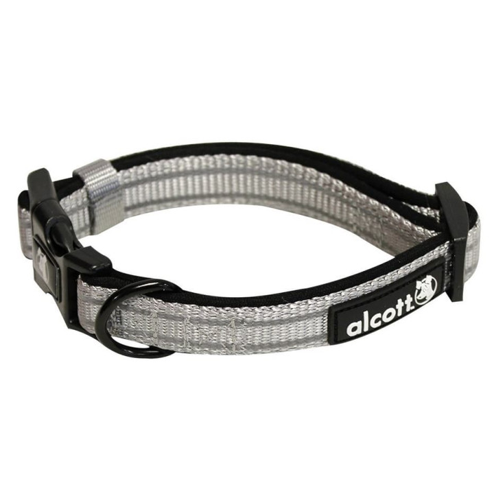 Alcott Reflexní obojek pro psy Adventure šedý velikost S