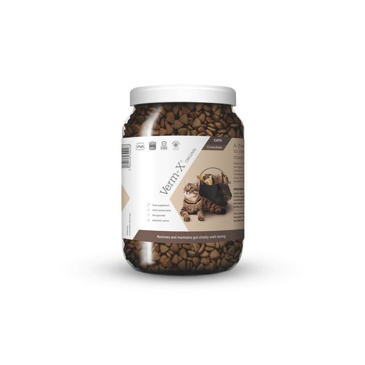 Verm-X Přírodní granule proti střevním parazitům pro kočky 1kg