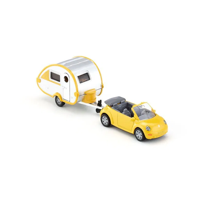 SIKU Blister 1629 - Osobní automobil s obytným přívěsem