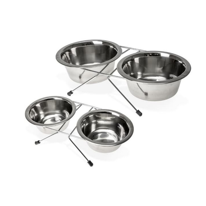 Karlie Nerezové misky set 2 x 380ml, 13cm