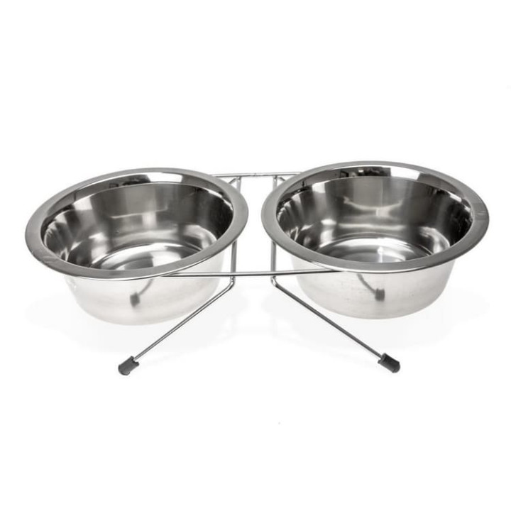 Karlie Nerezové misky set 2 x 380ml, 13cm