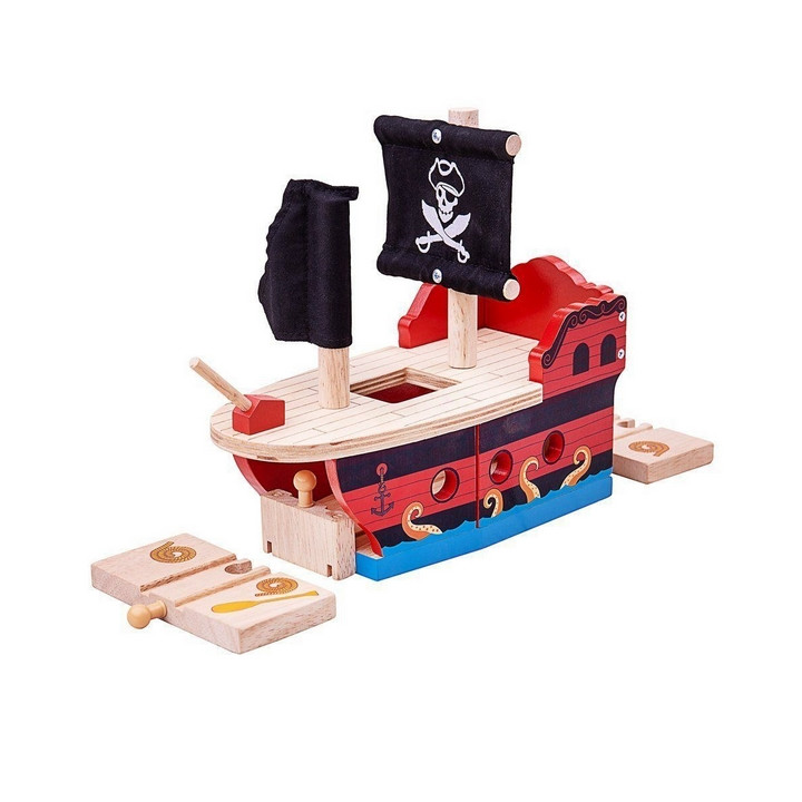 Bigjigs Rail Pirátská galéra