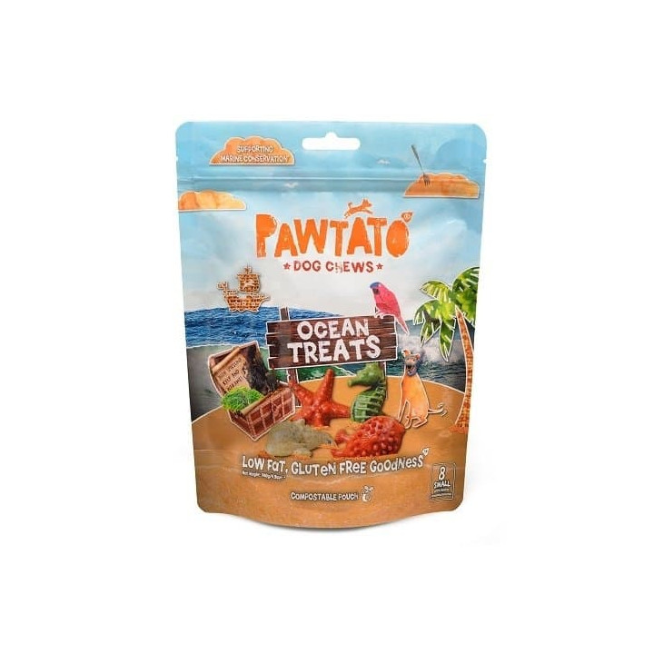 Benevo Odměna pro psy Pawtato Ocean Treats Small 140g