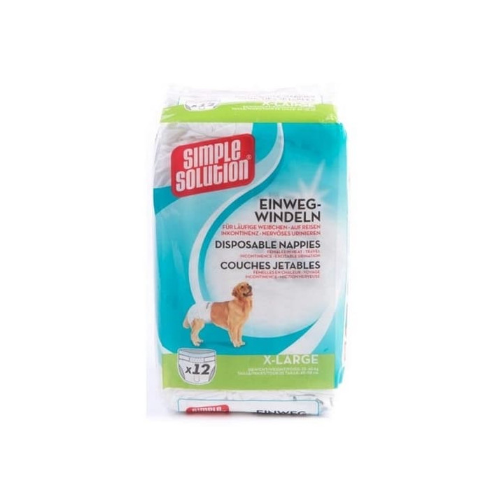 SIMPLE SOLUTION Pleny pro psy 12ks XL
