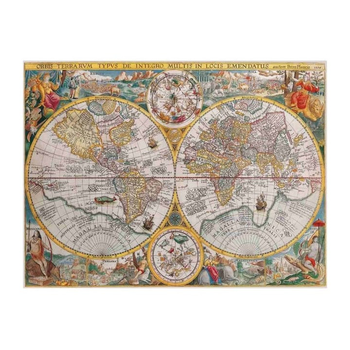 Historická mapa 1500 dílků