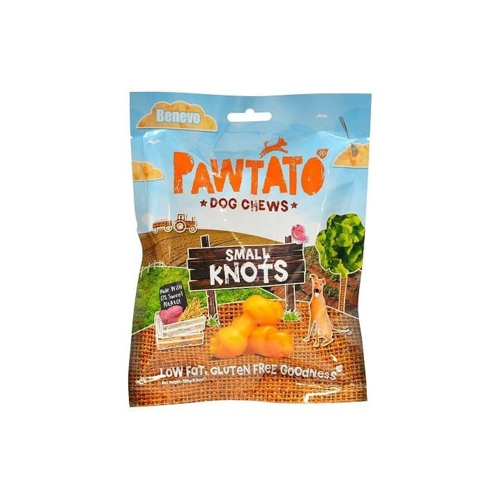 Benevo Odměna pro psy Pawtato Knots Small 150g