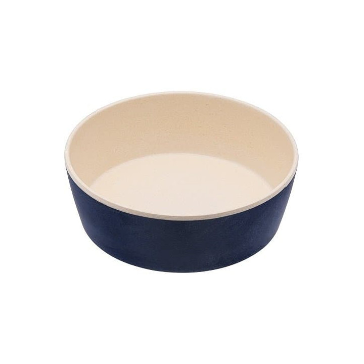 Miska pro psa, BecoBowl - Bambusová-midnight-blue-S