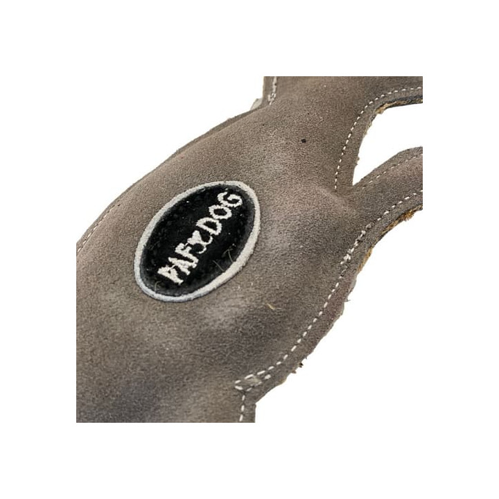 PafDog Dinosaurus Gerry Hračka pro psy z kůže a juty 30cm