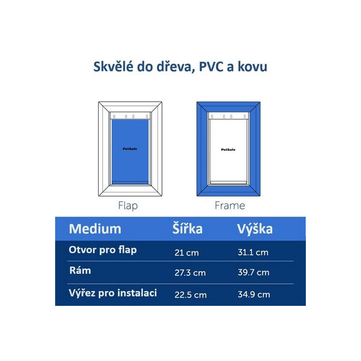 PetSafe® Extreme Weather Hliníková dvířka XL