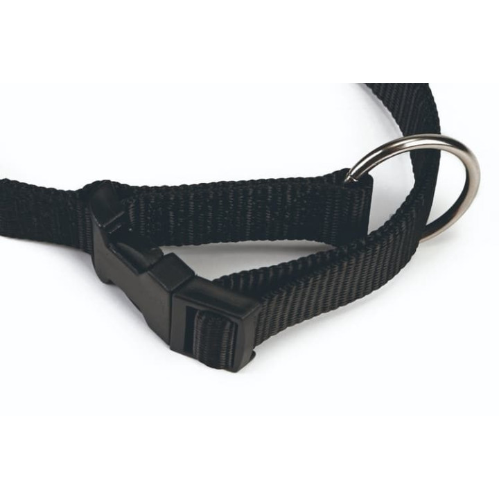 Beeztees Obojek pro psy nylonový černý 40-60cm x 25mm