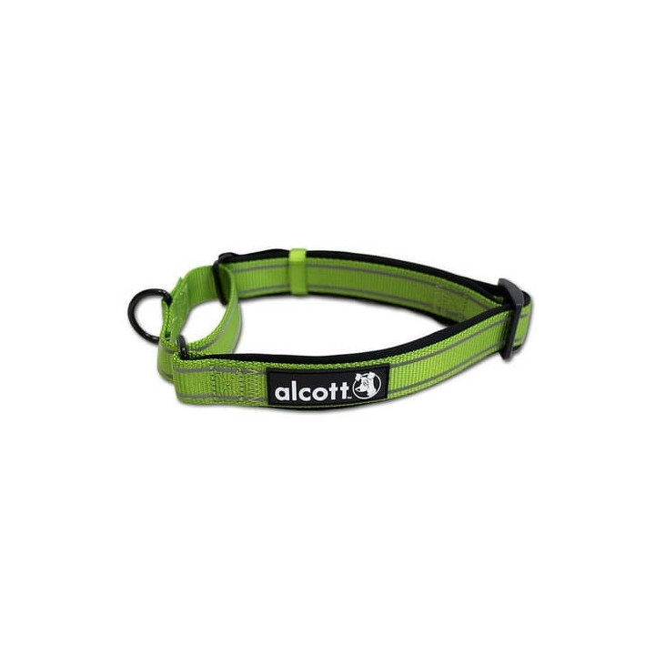 Alcott Reflexní obojek pro psy Martingale zelený velikost M