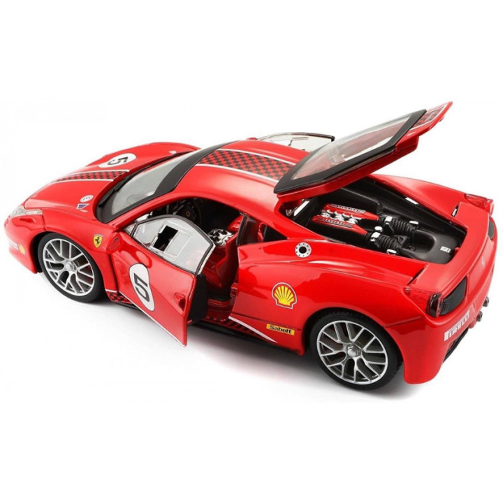 FFERRARI 458 CHALLENGE 1:24 červené