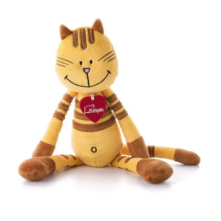 Kočka Pipa Lipa, střední - žlutá (38 cm)