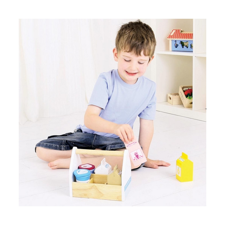 Bigjigs Toys Koktejlové výrobky v přenosné krabičce