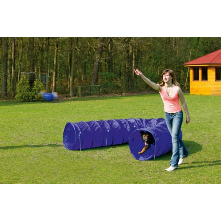 Karlie Agility tunel modrý 525x60x60cm