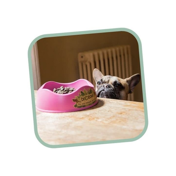 Miska pro psa, BecoBowl, EKO-pink-L