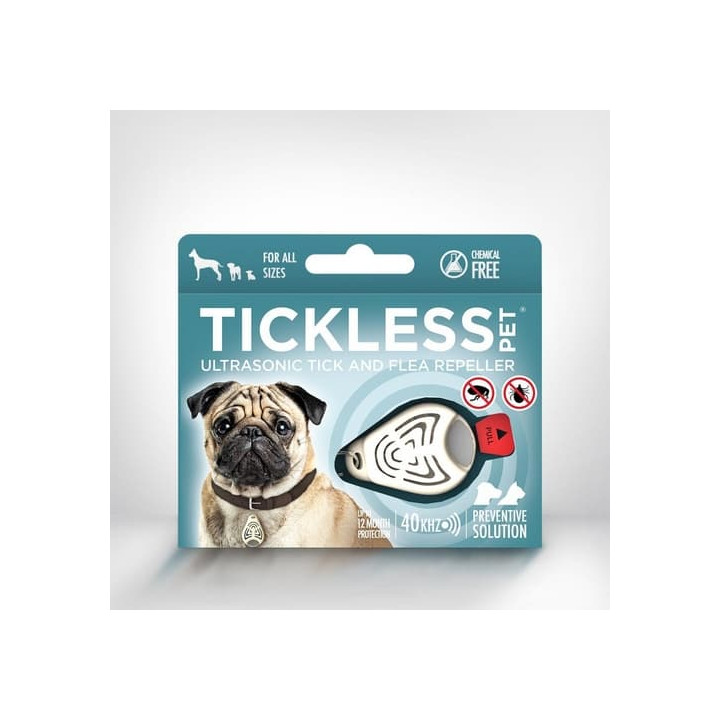 TICKLESS PET Ultrazvukový odpuzovač klíšťat a blech pro psy Béžová