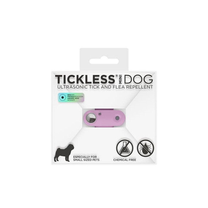 TICKLESS Mini dog Nabíjecí ultrazvukový odpuzovač klíšťat a blech Organ purple
