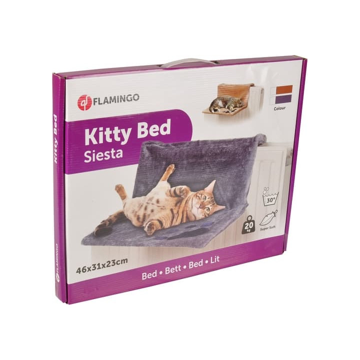 Flamingo Kitty Siesta Odpočívadlo pro kočky Šedá