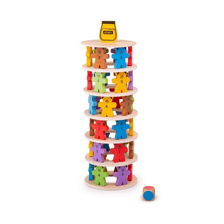 Bigjigs Toys Hra padající medvídci