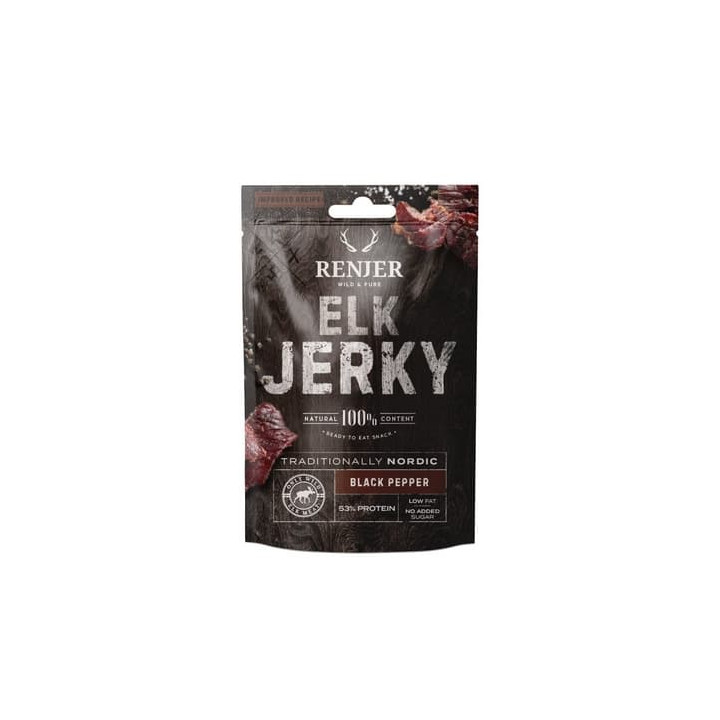 RENJER Modern Nordic Elk (Losi) Jerky Black Pepper 25g
