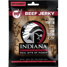 INDIANA Jerky hovězí Hot & Sweet 25g