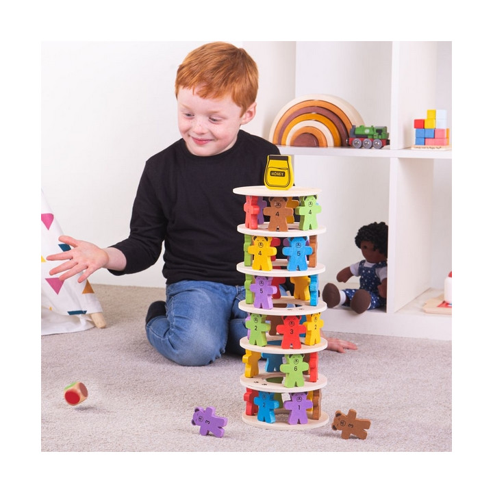 Bigjigs Toys Hra padající medvídci