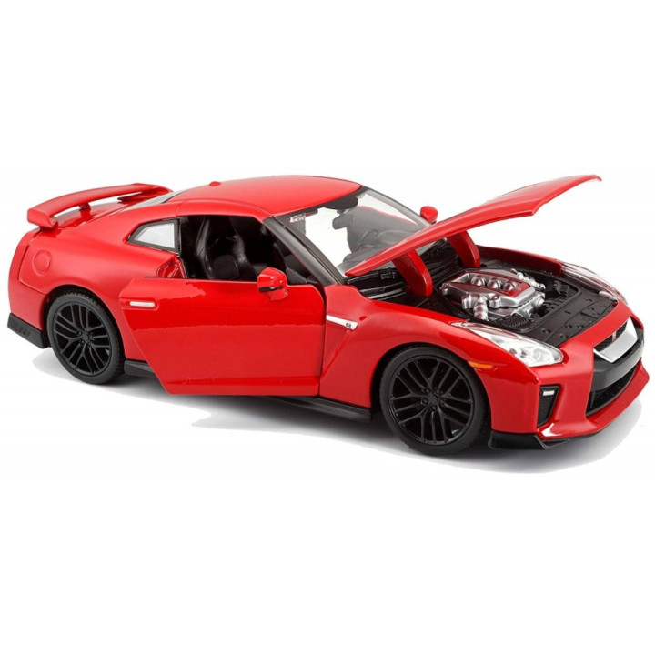 2017 NISSAN GT-R 1:24 červený