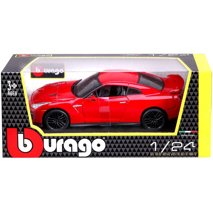 2017 NISSAN GT-R 1:24 červený