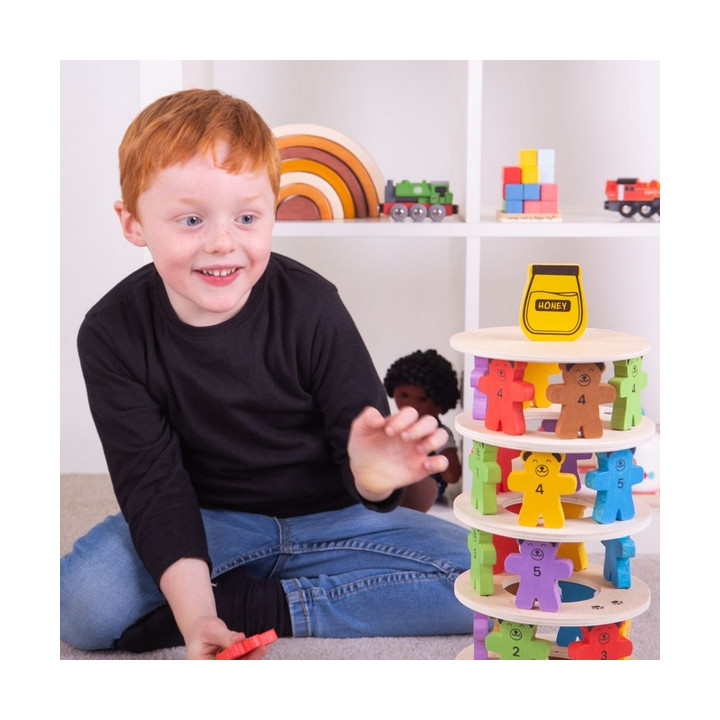 Bigjigs Toys Hra padající medvídci