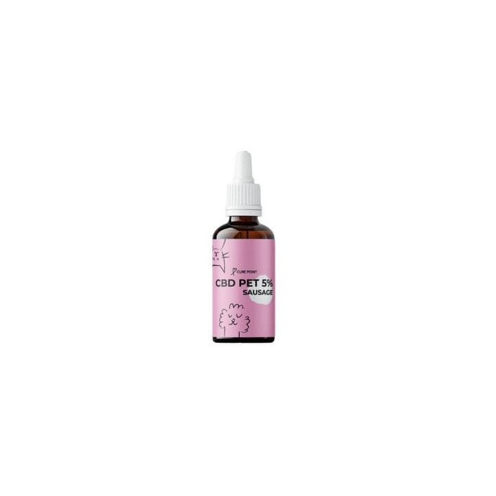 Cure Point CBD PET 5% Olej pro psy Sausage 10ml