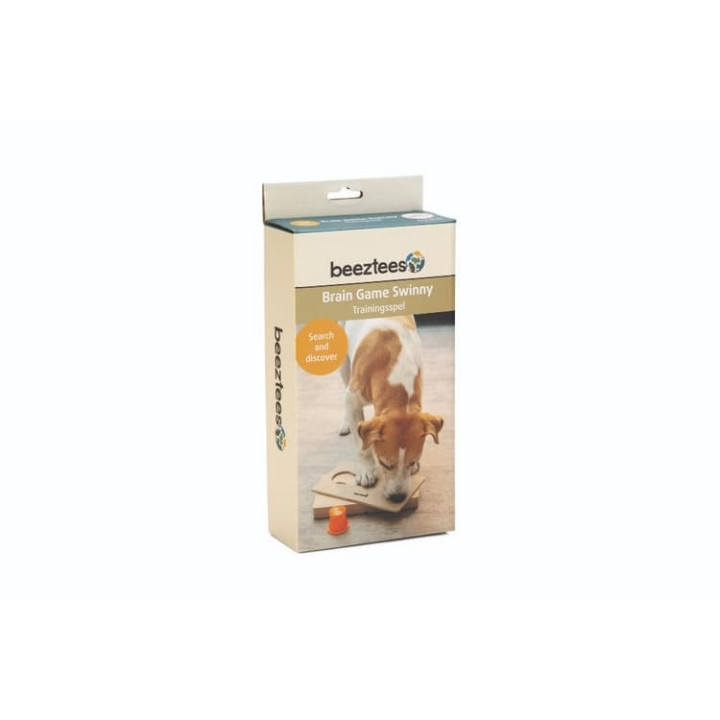 Beeztees Interaktivní dřevěná hračka SWINNY 22 cm