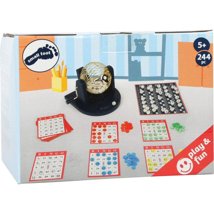 Small Foot Hra bingo s losovacím bubnem