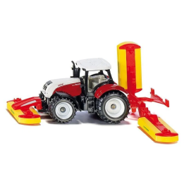 SIKU Blister 1672 - Traktor Steyr se sekacími nástavci
