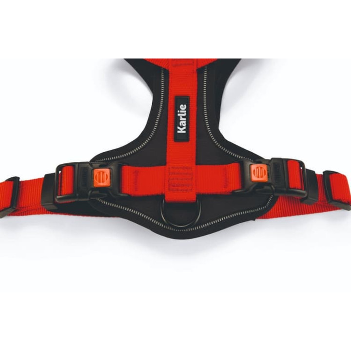 Karlie SPORTIV PREMIUM Postroj pro psy červený 60-76cm